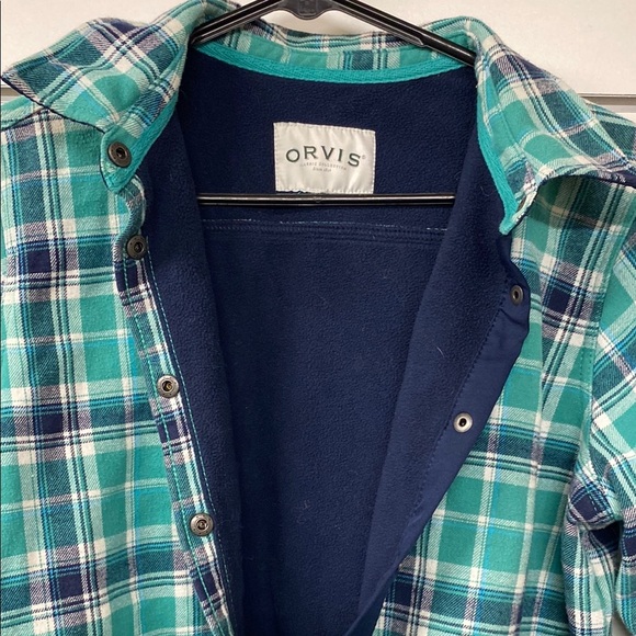 Orvis Green‎ and Blue Casual Button Down Shirt - Picture 7 of 10
